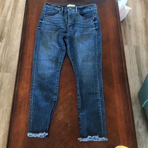 LOFT High Waist Skinny Jeans